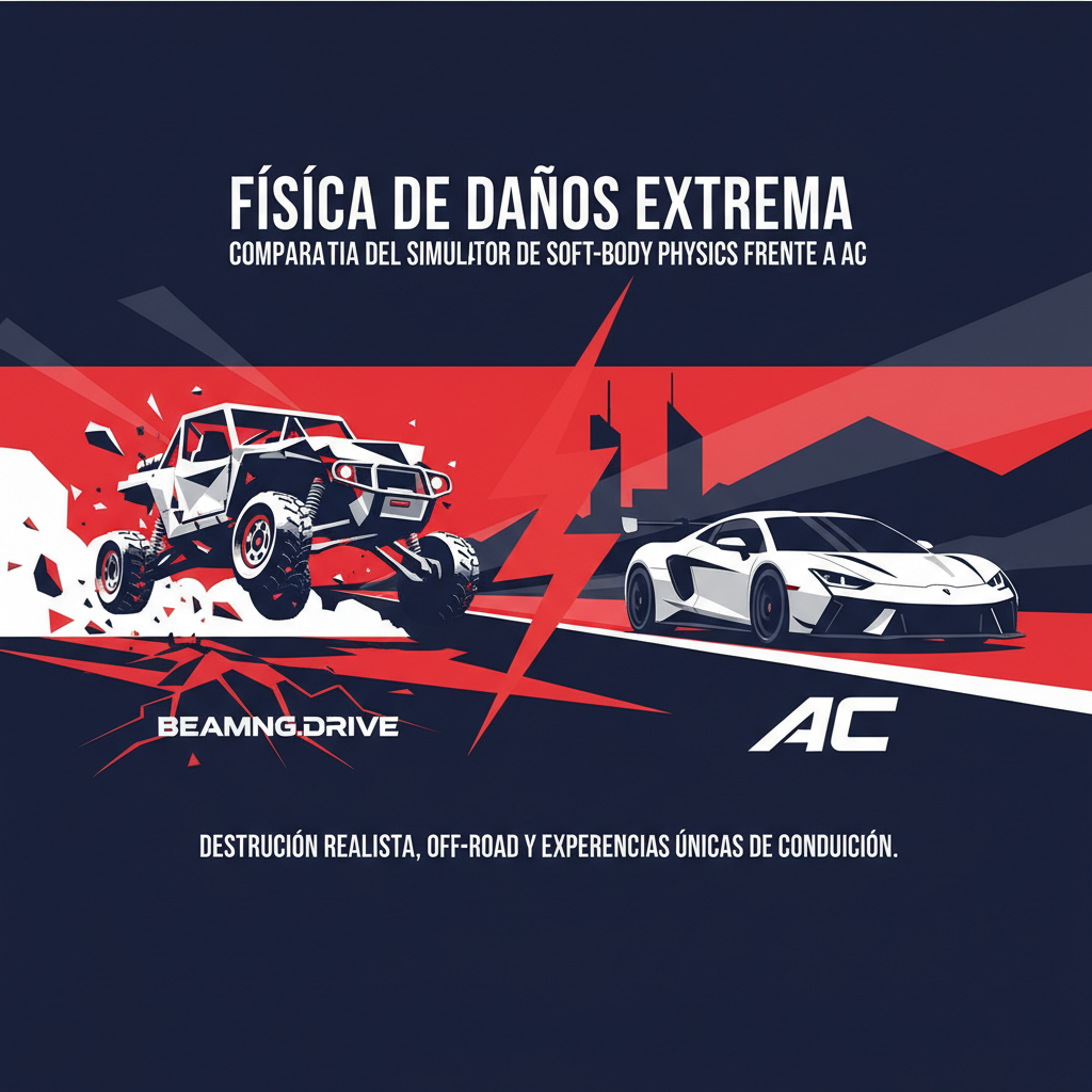 BeamNG.drive vs AC: Física de Daños Extrema