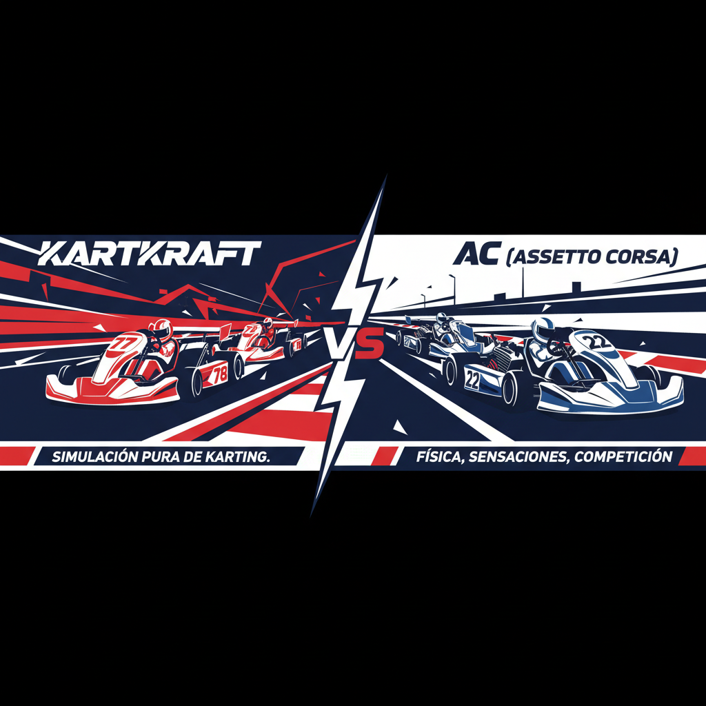 KartKraft vs AC: Simulación Pura de Karting