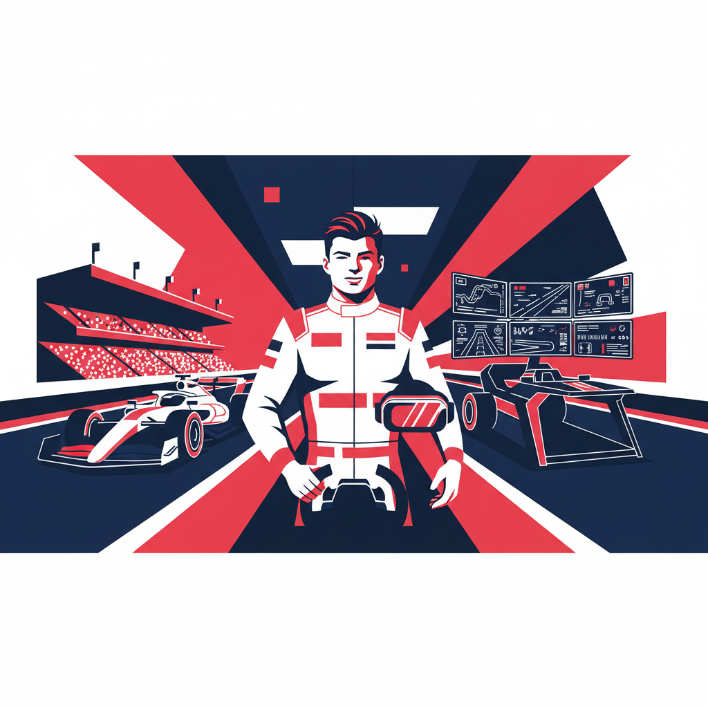 Max Verstappen: Campeón Virtual y Real - Su Enfoque Único del Simracing