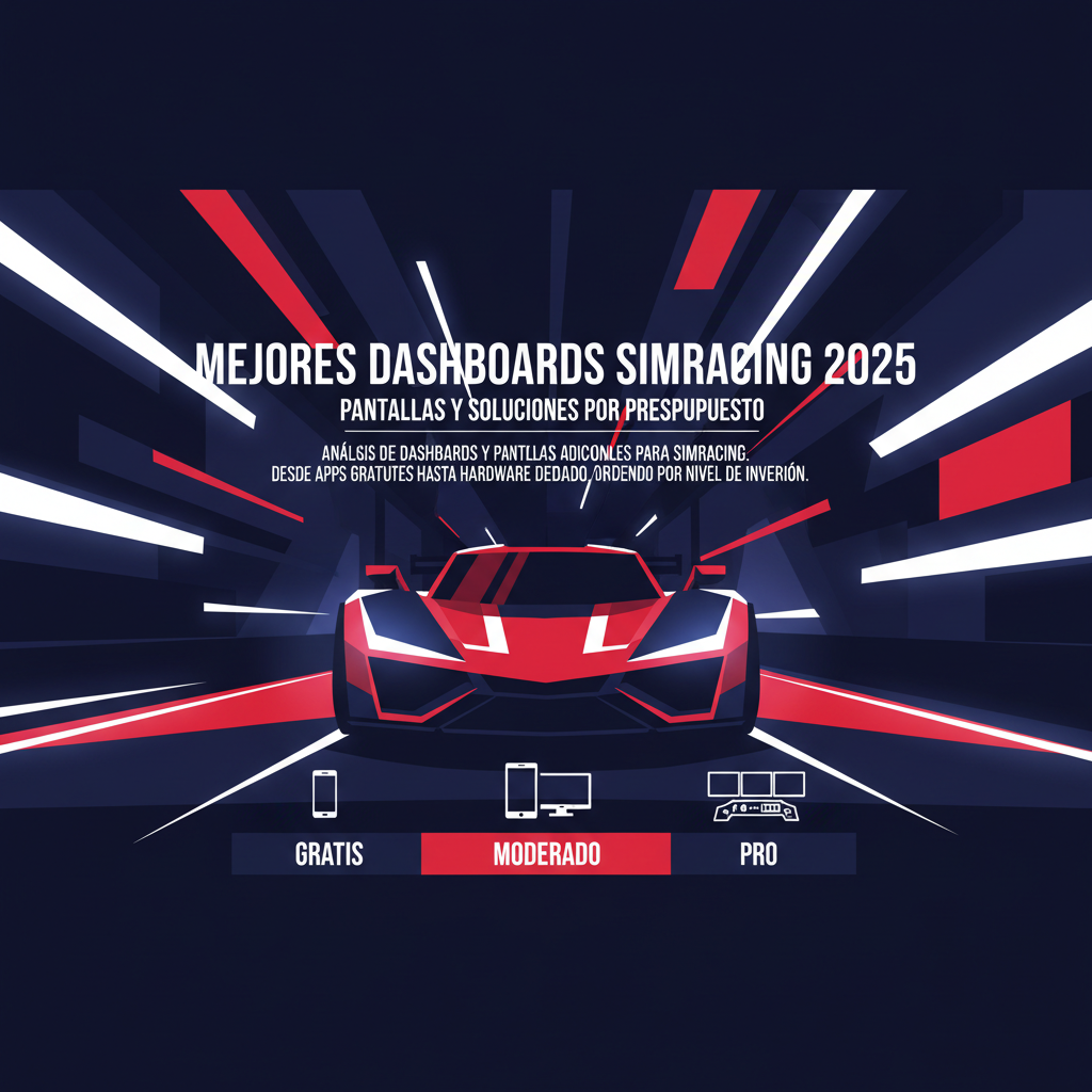 Mejores Dashboards Simracing 2025: Pantallas y Soluciones por Presupuesto