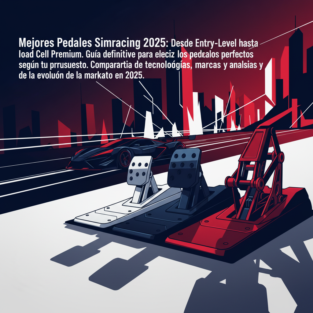 Mejores Pedales Simracing 2025: Desde Entry-Level hasta Load Cell Premium