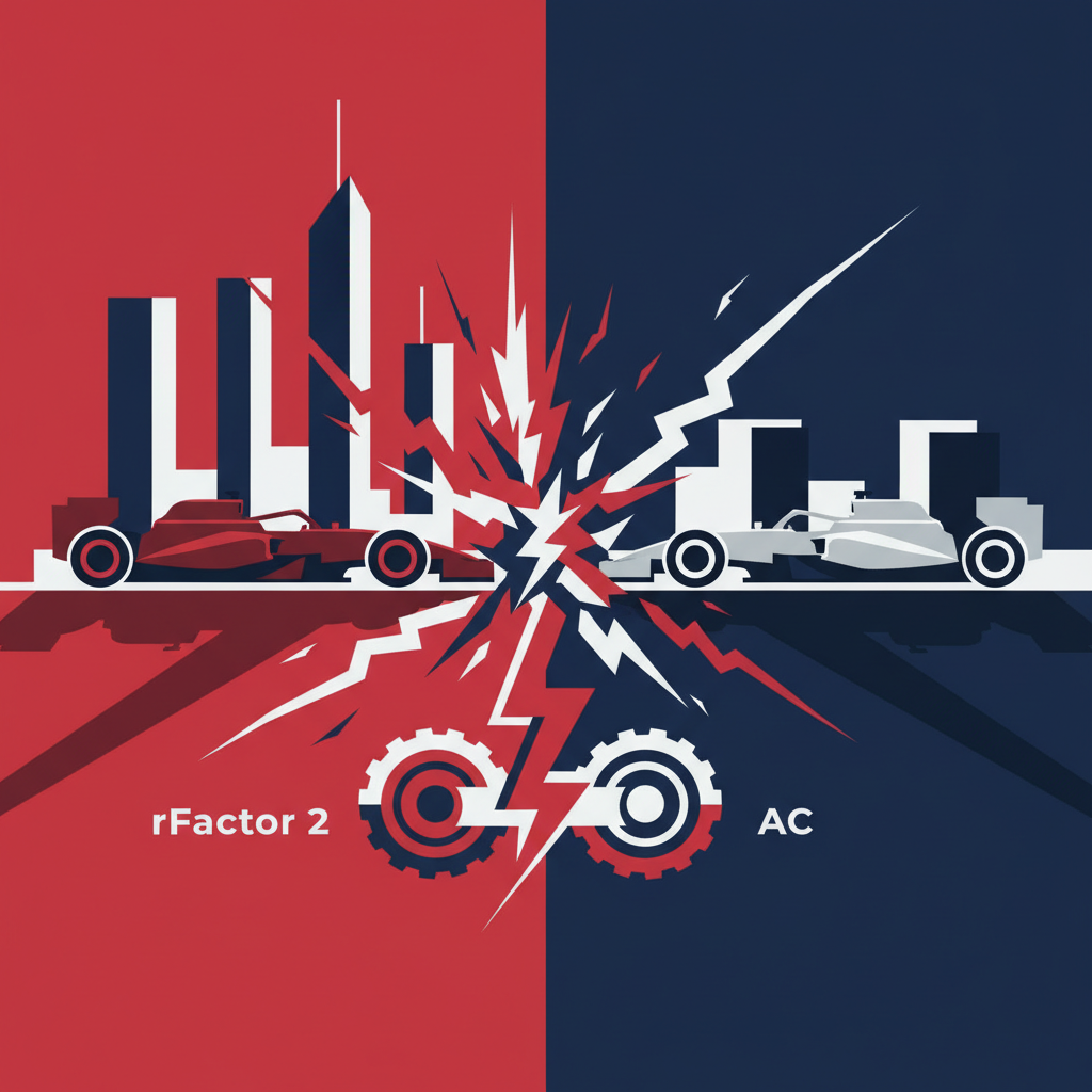 rFactor 2 vs AC: Batalla de Físicas Avanzadas