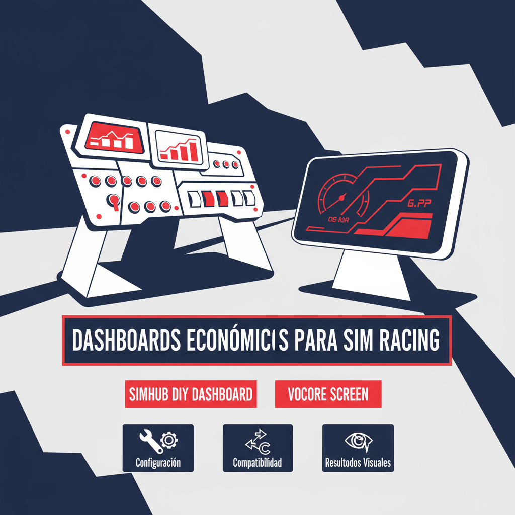 SimHub DIY Dashboard vs Vocore Screen: Dashboards económicos para simracing
