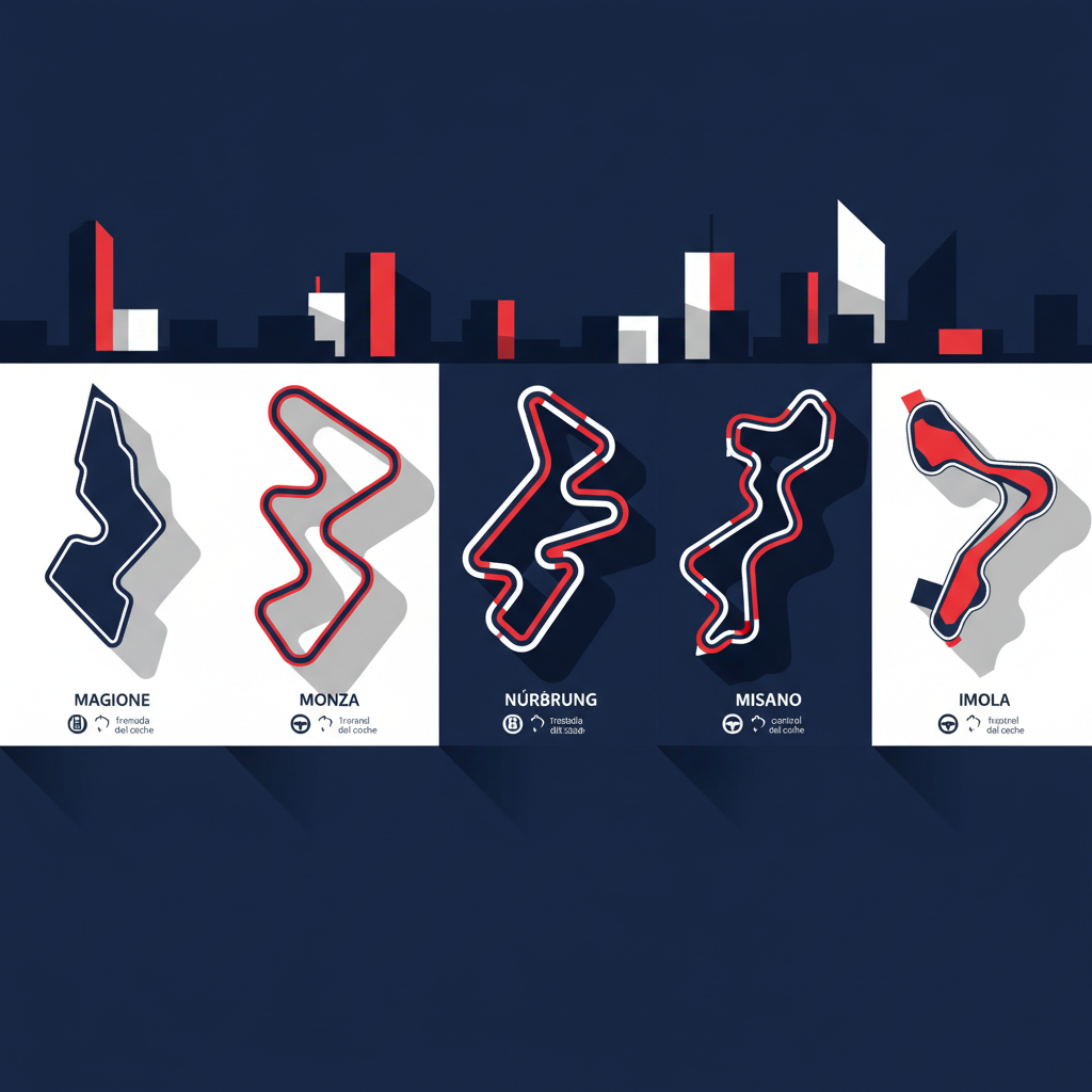 Los 5 circuitos esenciales que todo principiante debe dominar en Assetto Corsa