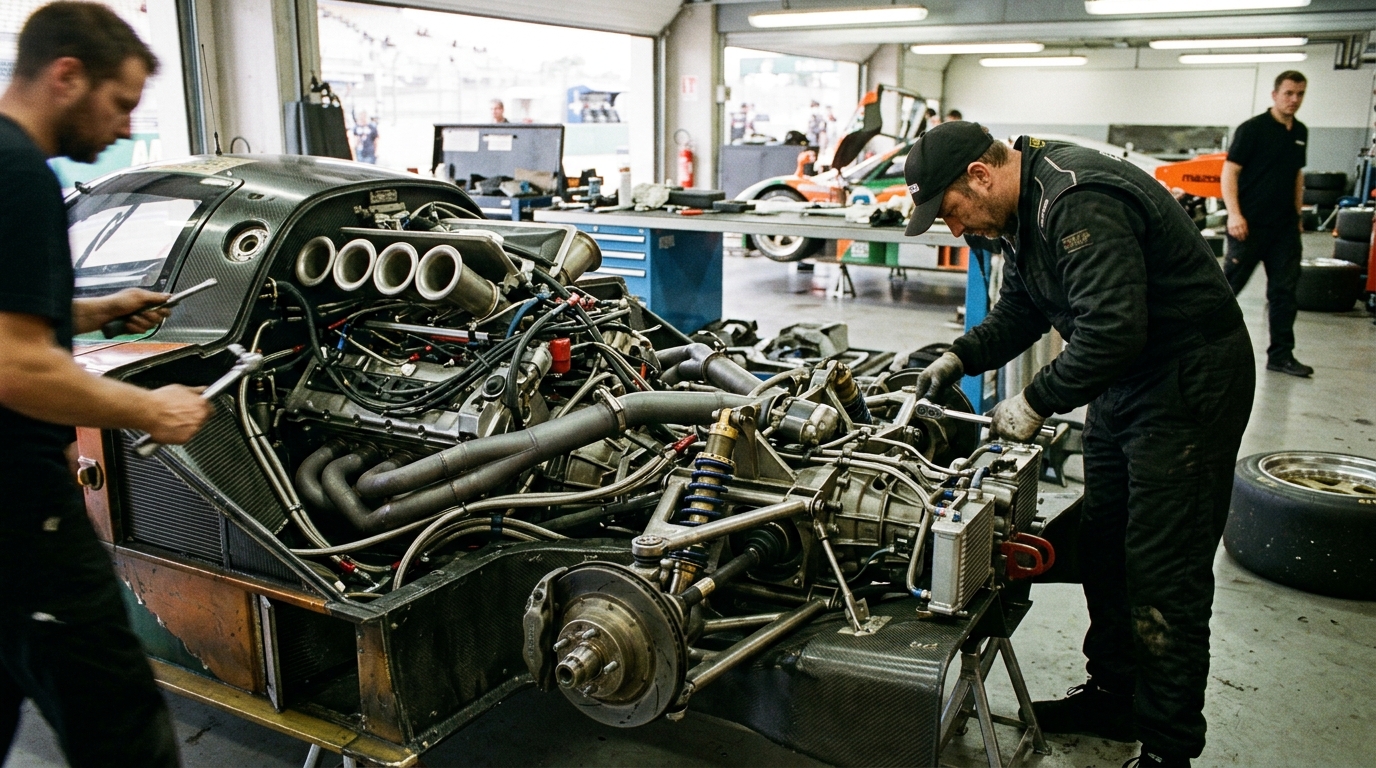 Motor Wankel R26B Mazda 787B